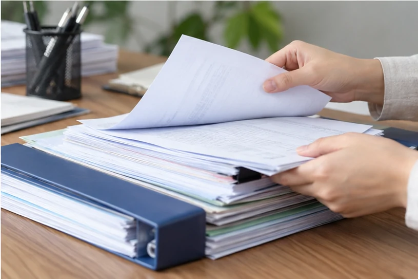 按类别整理企业办理资料