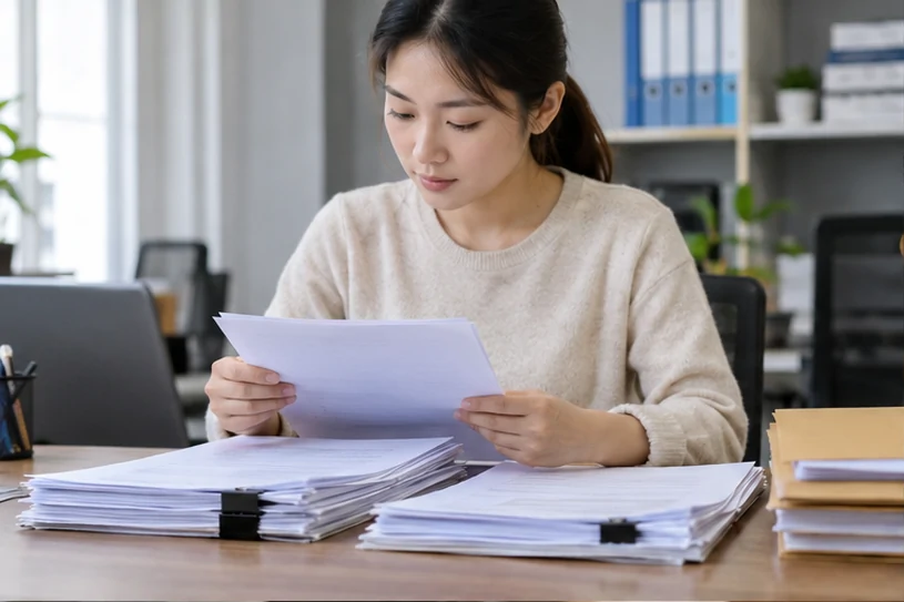 按类别整理企业办理资料