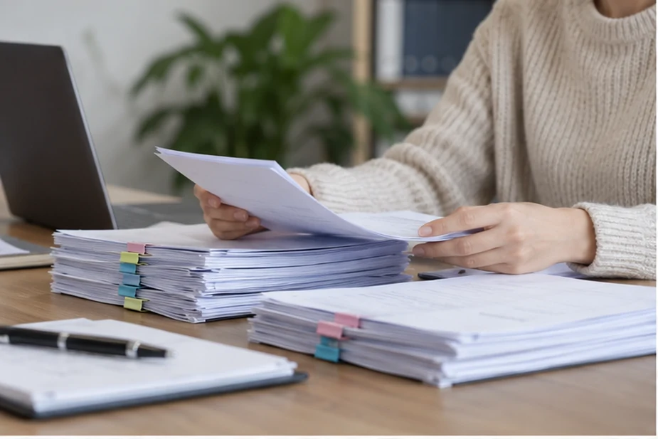 按类别整理企业办理资料