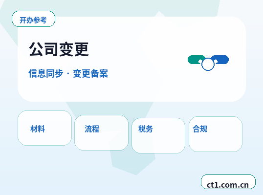 宁波公司变更分支机构信息变更流程配图