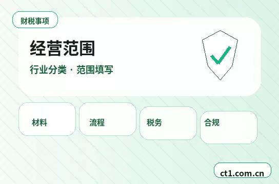 额敏注册公司科技公司经营范围参考配图