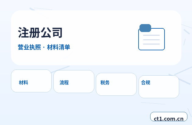 河池注册公司委托代办通常有哪些环节配图